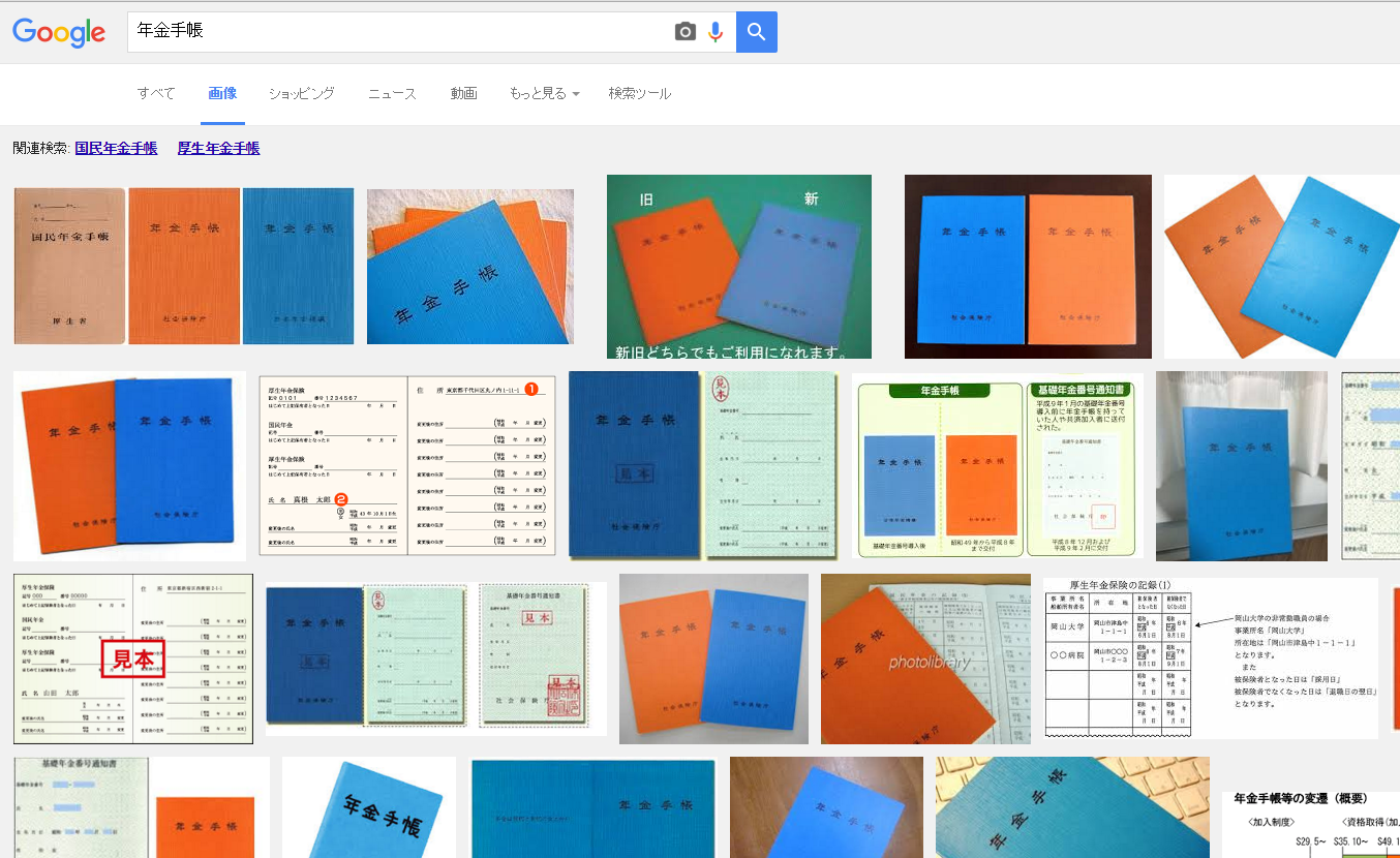 年金 手帳 オレンジ Article